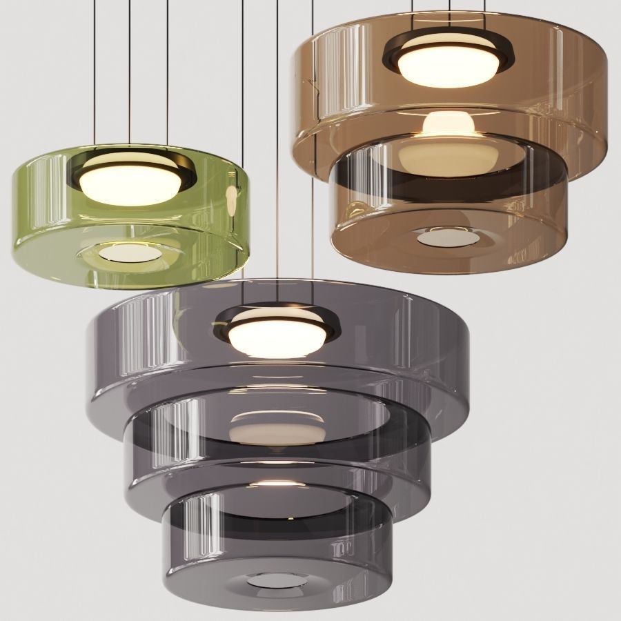 Glass Pendant Lamp | Bauhaus Style Hanging Light