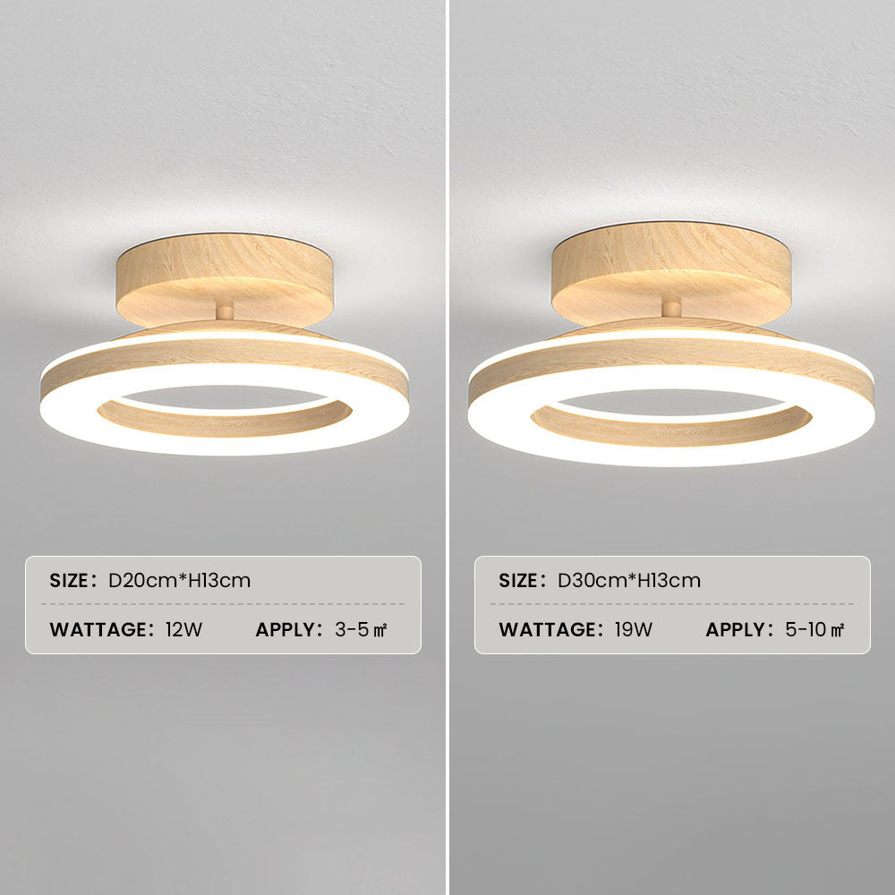 Acrylic Round LED Ceiling Light | Modern Hallway & Entrance Fixture