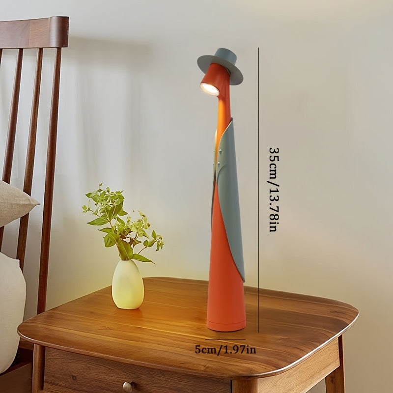 Modern Rechargeable LED Hat Lamp | Creative Touch Desk Light