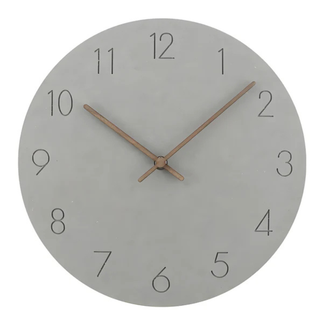 Nork Minimalist Wall Clock | Contemporary Wood Design