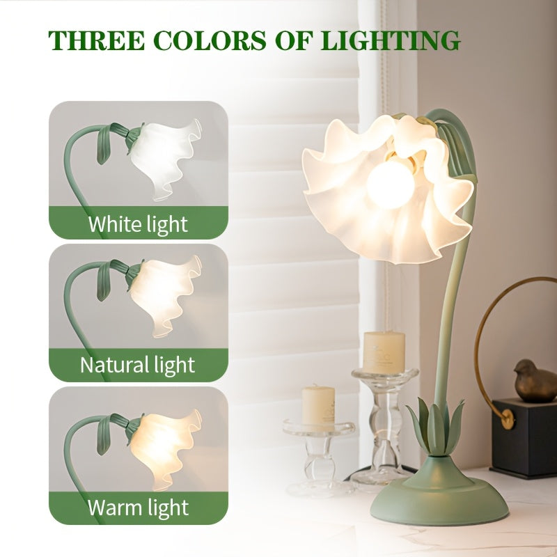Floral Table Lamp | USB Powered