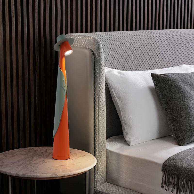 Modern Rechargeable LED Hat Lamp | Creative Touch Desk Light