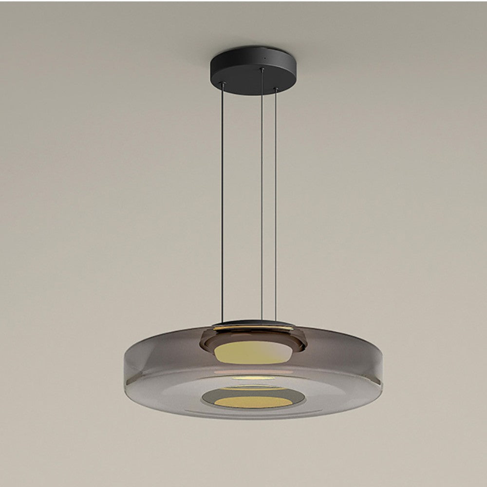 Glass Pendant Lamp | Bauhaus Style Hanging Light