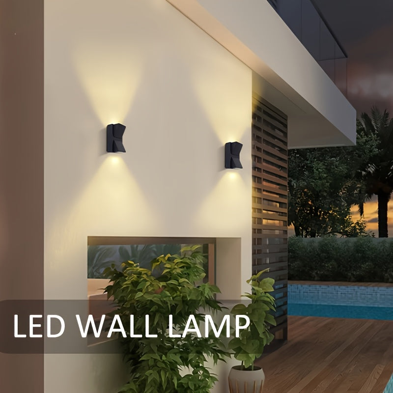 Modern LED Outdoor Wall Light | 3W / 6W Waterproof Decorative Lighting