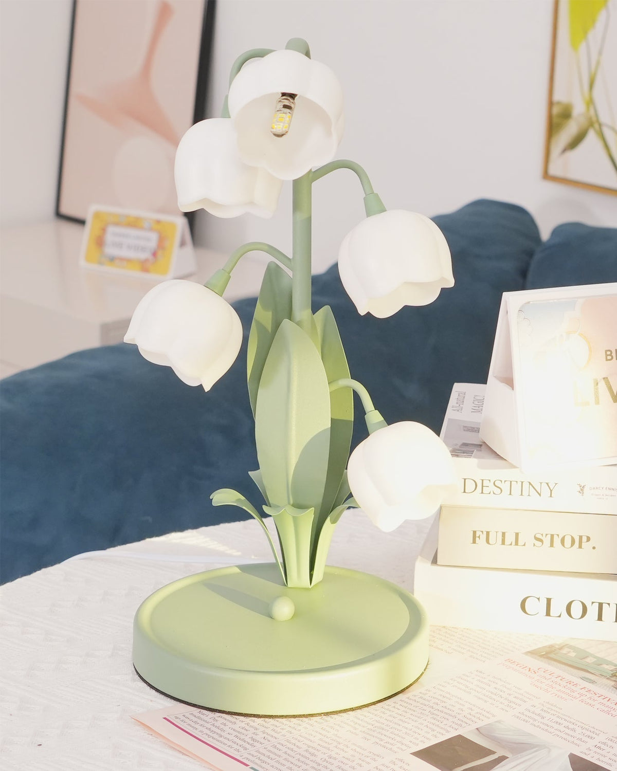 Bell Orchid Table Lamp | Elegant Floral Indoor Light