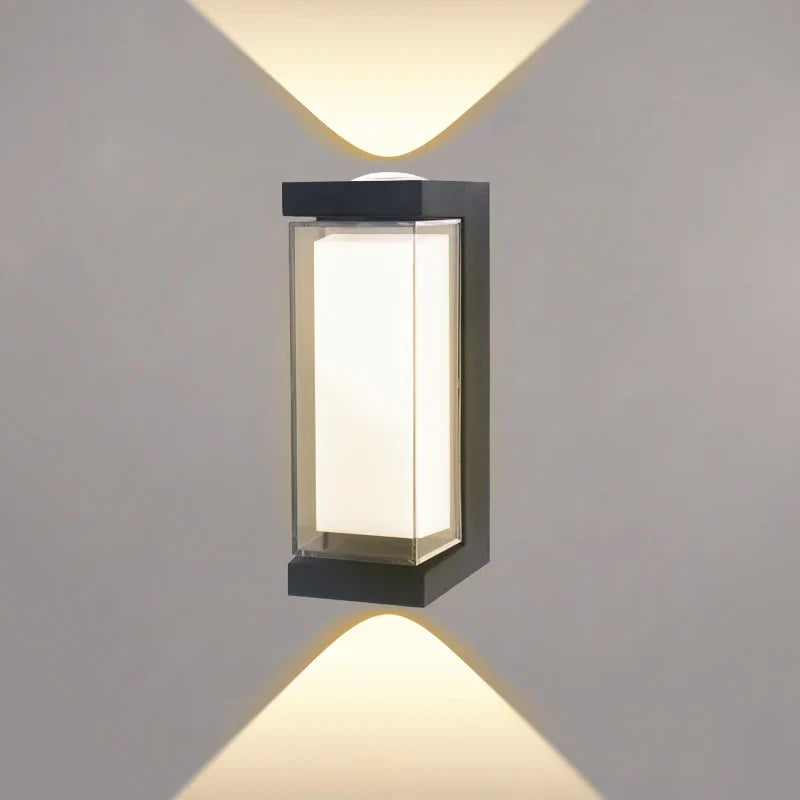 Modern LED Wall Light | Waterproof Up & Down Outdoor Sconce