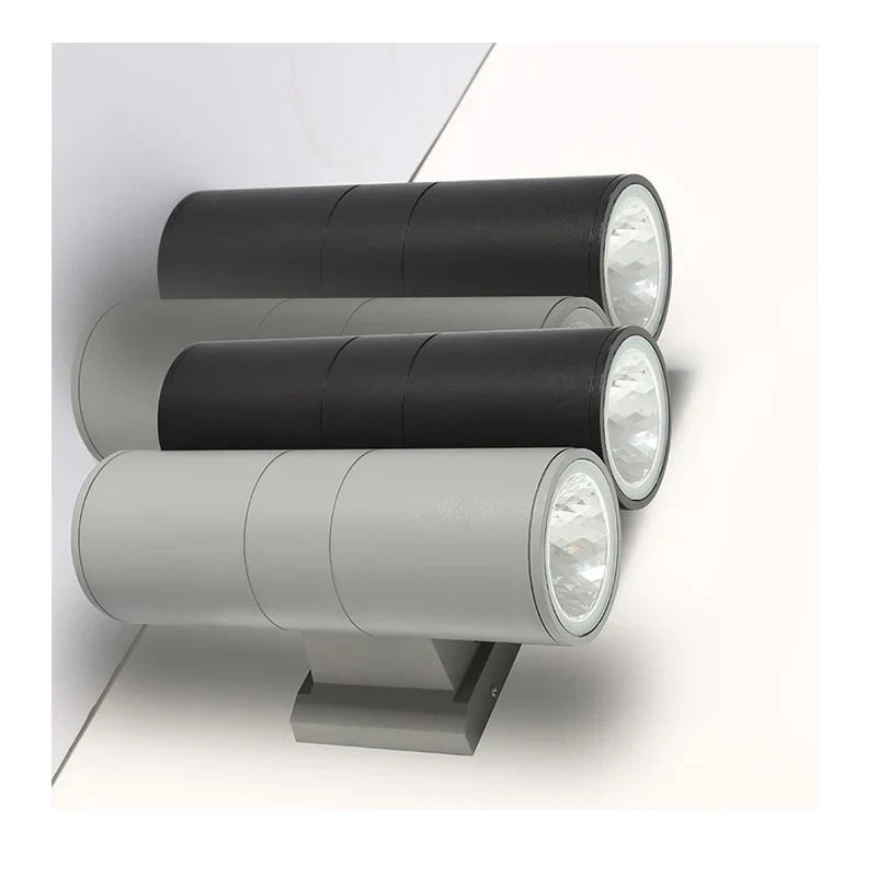 Modern Outdoor Wall Light | Up & Down Waterproof LED Sconce