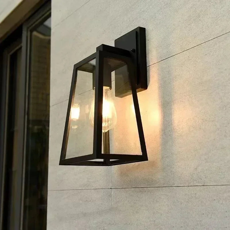 Verona Outdoor Wall Lamp | European Modern Lantern Light