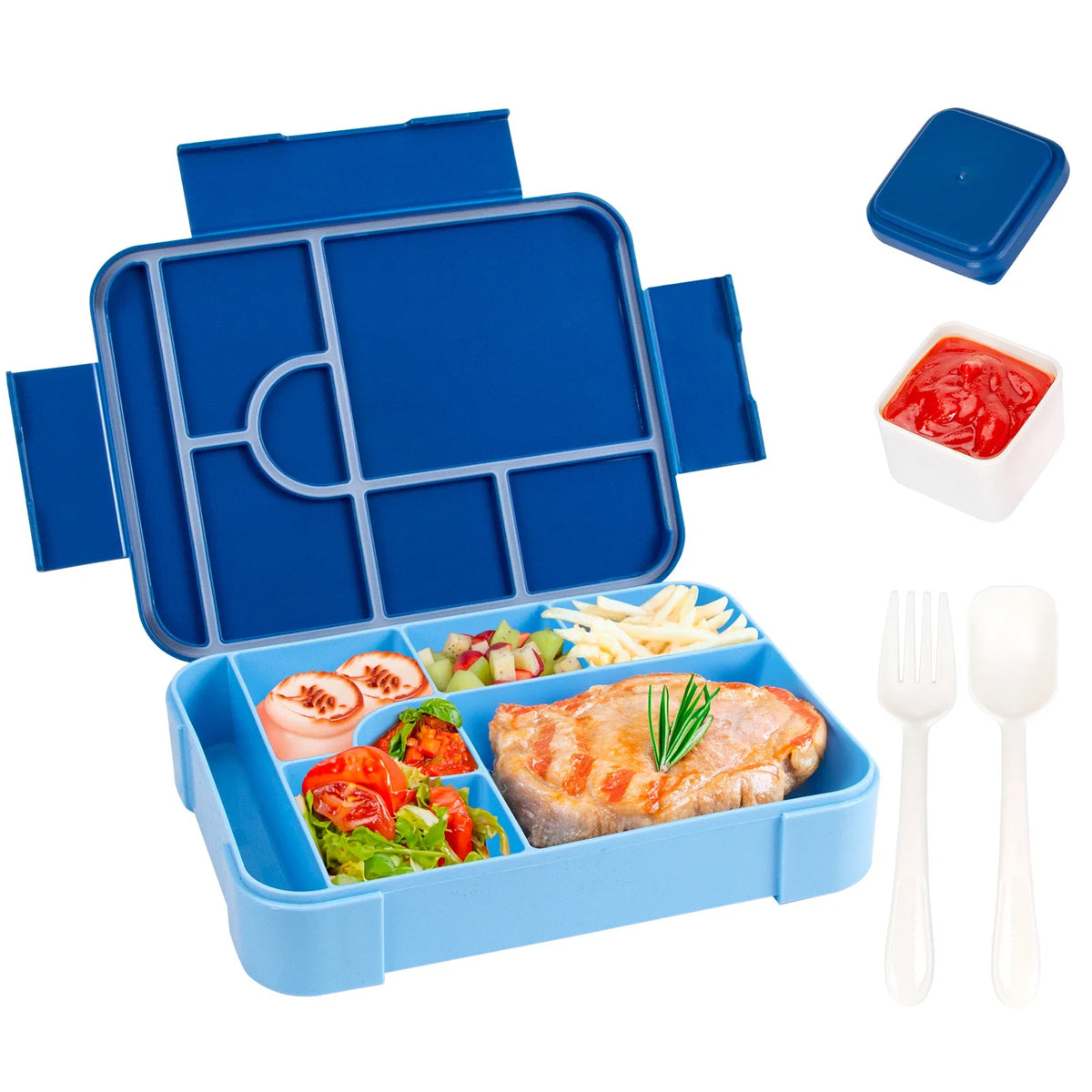 BentoMax | 1330ml Large Capacity Leak-Proof Bento Lunch Box – Microwave & Portable Food Container