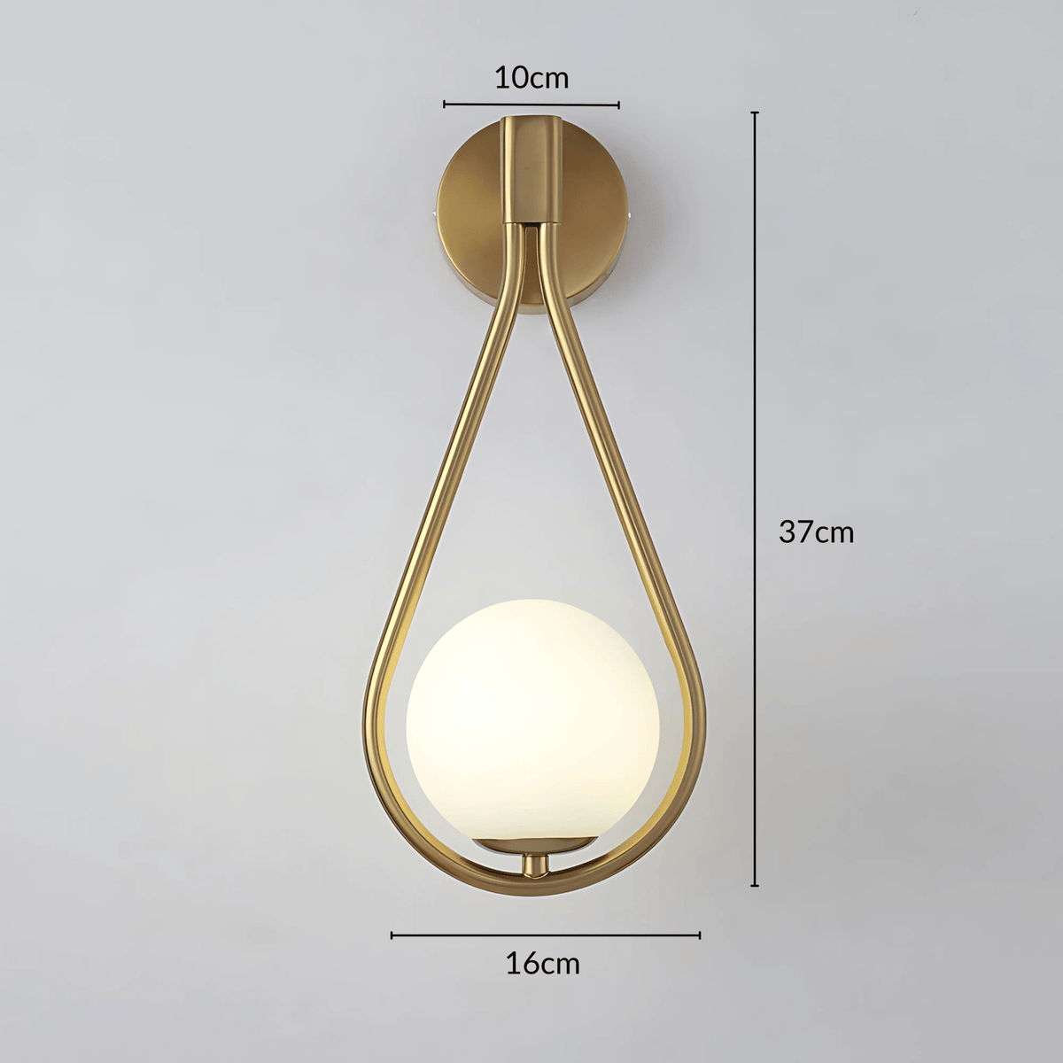 Droplet Wall Light | Modern Teardrop Wall Lamp