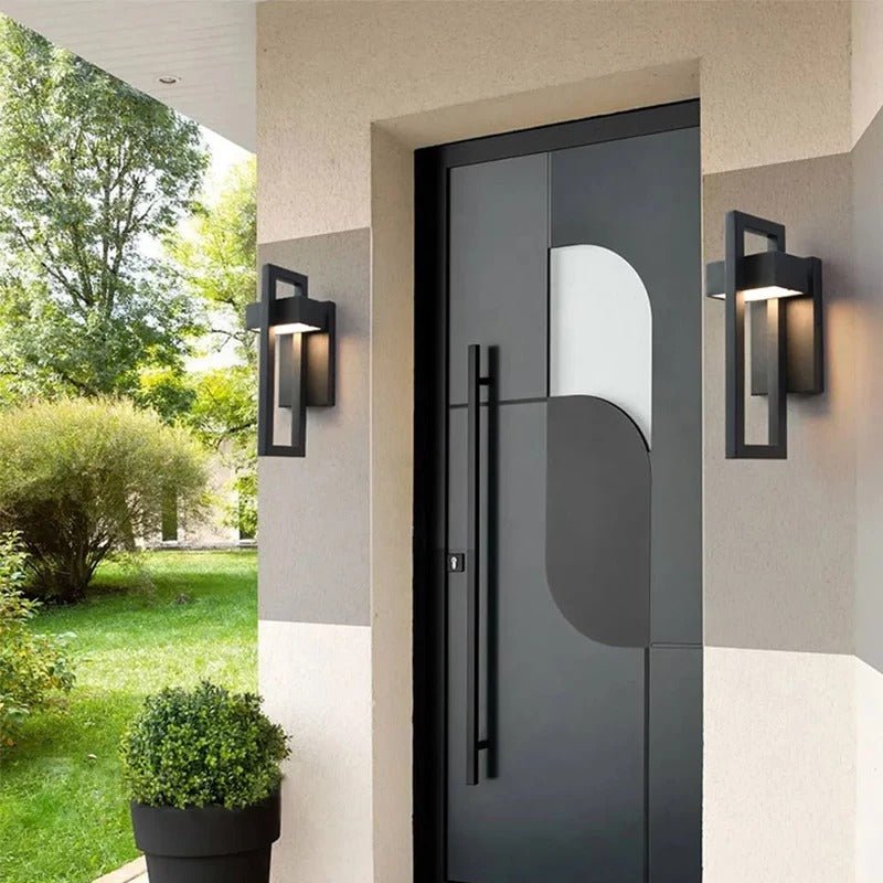 Modern Outdoor Wall Light | Scandinavian Aluminium LED Wall Lamp