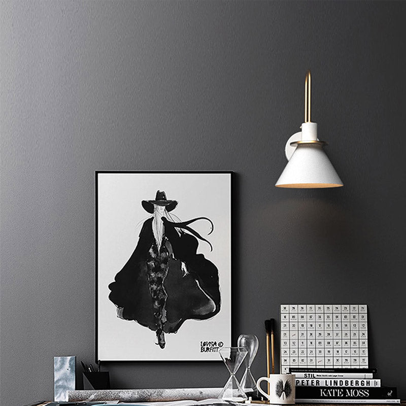 Mono Wall Lamp | Postmodern Metal Wall Light by Marco Bellini